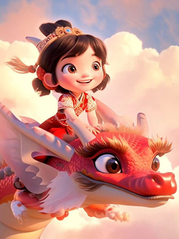 Аниме дракон и эпоха дракона ФОТО скачать красавица принцесса девушка и парень мальчик девочка бесплатные драконы божественный