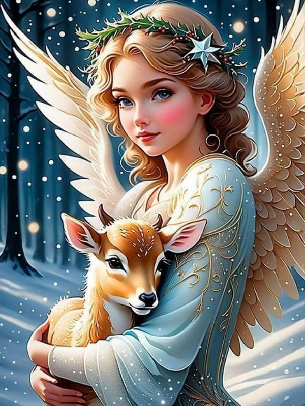Рождество картинки красивые и открытки с Рождеством Рождественский Ангел
