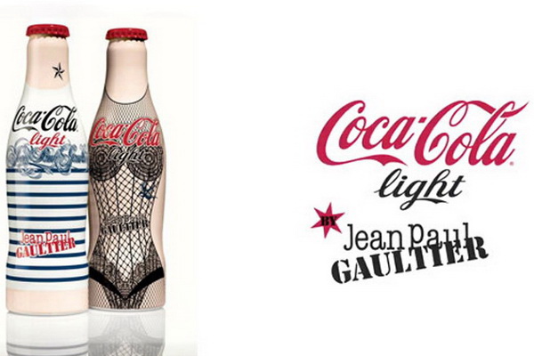 Жан-Поль Готье разработал дизайн бутылок Coca-Cola Light