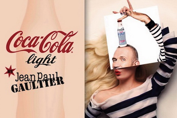Jean Paul Gaultier разработал дизайн Кока-Кола Лайт