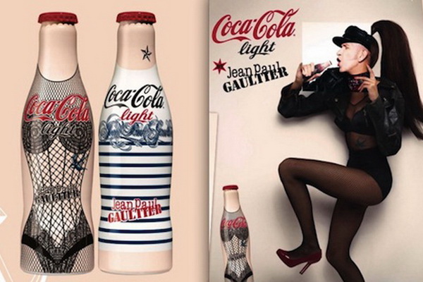 Дизайн Coca-Cola Light от Jean Paul Gaultier