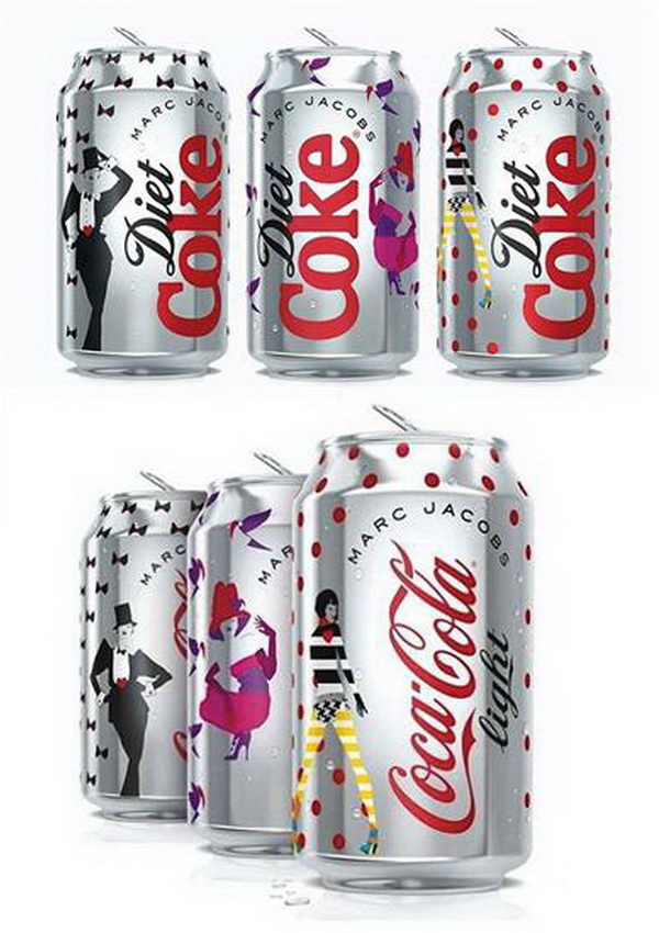 Дизайн баночек Coke Diet