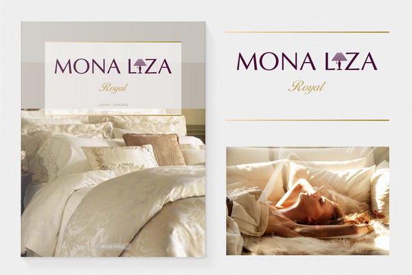 Дизайн упаковки пастельного белья Royal Mona Liza