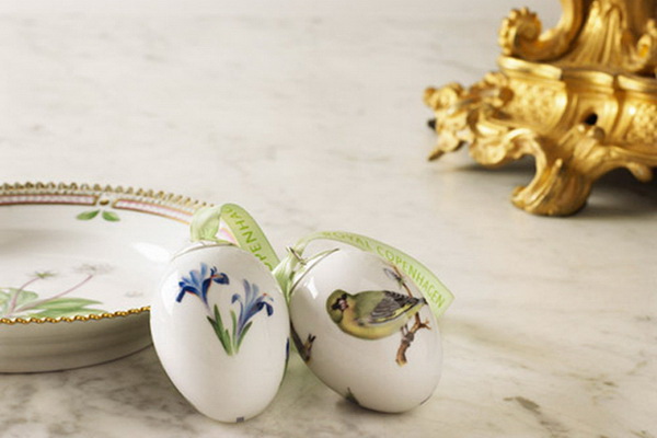 Декоративные фарфоровые яйца Пасха