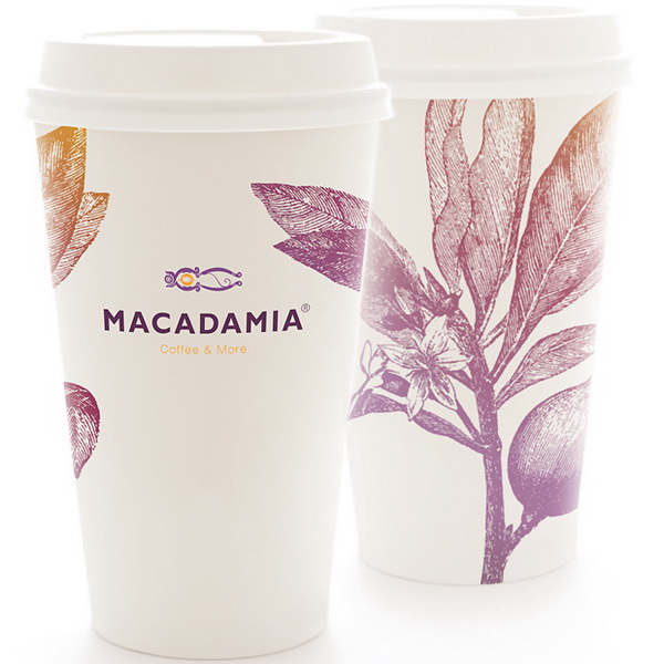 Оригинальная дизайнерская концепция городского кафе Macadamia