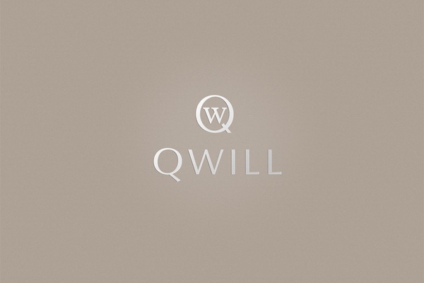 Дизайн логотипа ювелирных дизайнерских часов QWILL