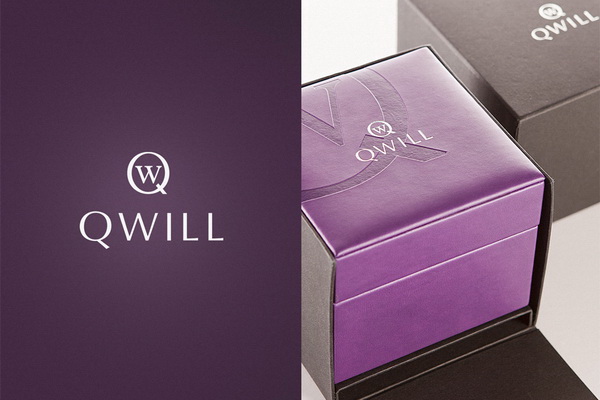 Дизайн упаковки ювелирных дизайнерских часов QWILL