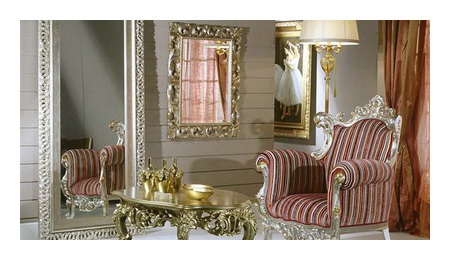 Кровать в барочном стиле