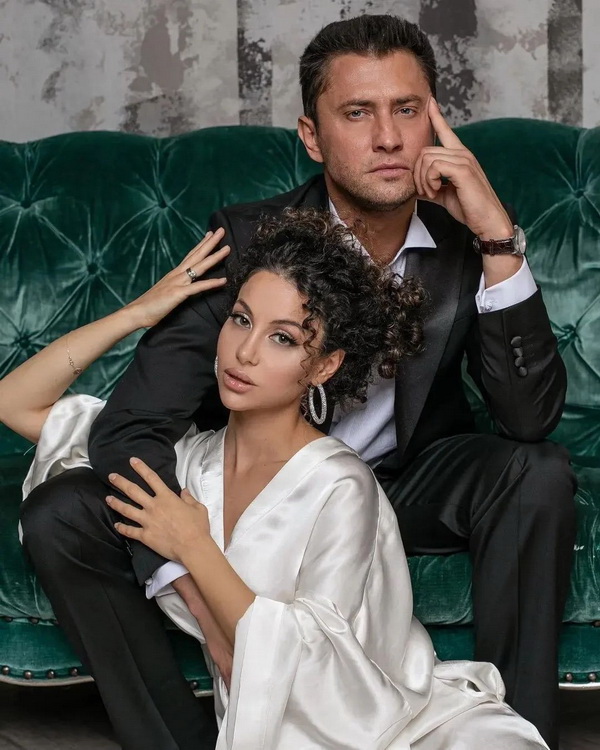 Павел Прилучный и его новая жена Зепюр Брутян в фотосессии 2023 года