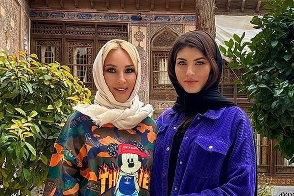Лера Кудрявцева в Иране ФОТО 2023 с друзьями Кристина и Мамат