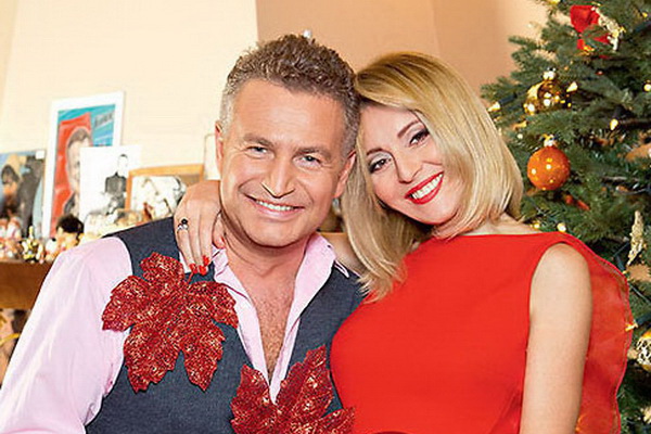 Леонид Агутин и Анжелика Варум в новогодней фотосессии
