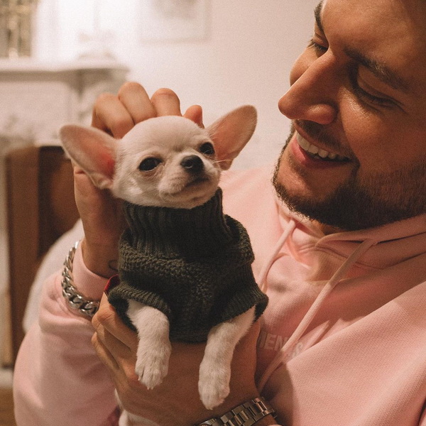 Музыкант DAVA подарил видеоблогеру Милане Хаметовой щенка