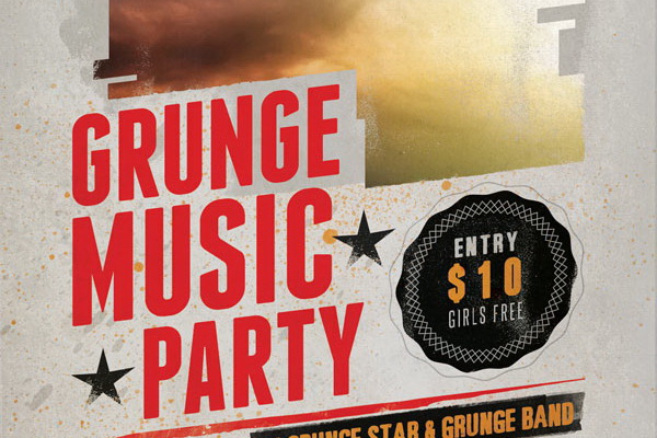 Grange Music Party дизайн промо-плаката Free PSD скачать ПСД