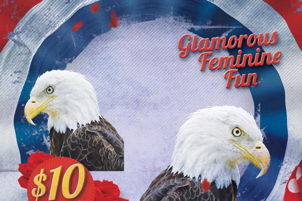 Memorial Day Party изображение орла на плакате Free PSD скачать ПСД