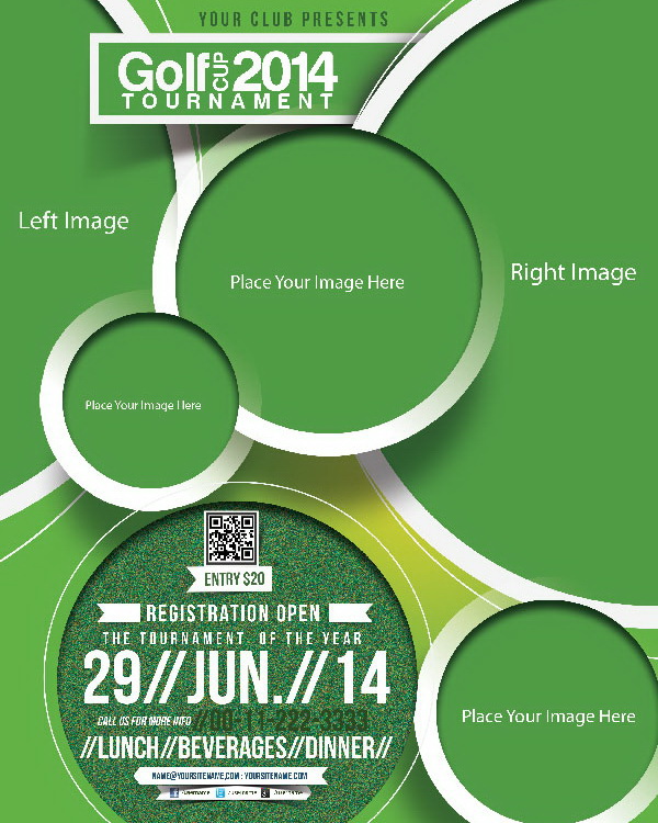 Зелёный фон для спортивного промо-постера Free PSD
