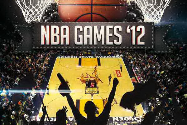Игра в баскетбол рекламный плакат Free PSD скачать ПСД